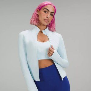 Lululemon Nulu Cropped Define Jacket - Powder Blue